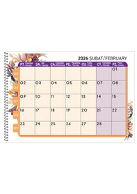 Resim 2026 Masaüstü Planlama Takvim Defter-23x33 Cm 