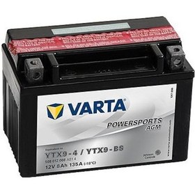 Resim Varta Ytx9-bs 12v 8ah Agm Motosiklet Aküsü 