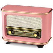 Resim Genel Markalar Ahşap Retro Nostaljik Radyo Pembe Istanbul Model Adaptörlü 