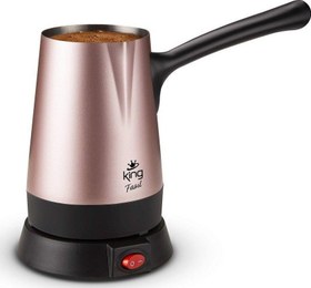 Resim King K449 Fasıl Kahve Makinesi Rose Gold 