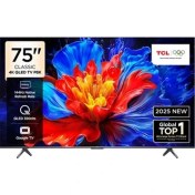 Resim TCL 75P8K 4K UHD QLED 75" 144HZ GOOGLE TV 