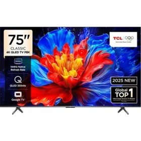 Resim TCL 75P8K 75" 190 Ekran Uydu Alıcılı 4K Ultra HD QLED Google LED TV 