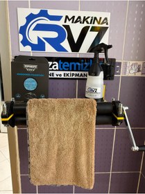 Resim Ravza Makina Rvz Profesyonel Karbon Elyaf Yataklı - Bilyeli - Rulmanlı Bez Sıkma Aparatı 