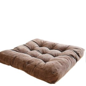 Resim Floor Pillow, Square Meditation Pillow For Seating On Floor Solid Thick Tufted Seat Cushion Meditation Cushion For Yoga Living Room Sofa Balcony Outdo 