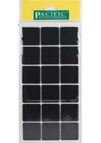 Resim Pacific 6035 Bl Yapışkanlı Keçe 35 Mm X 35 Mm Siyah Siyah 