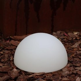 Resim Orbis RGB Güneş Enerjili Yuvarlak Bahçe Lambası 30 Cm 