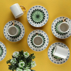 Resim Arow 6 Kişilik Türk Kahve Fincan Takımı 90 ML 
