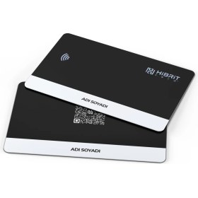 Resim Hibrit Yeni Nesil Standart Tasarım Dijital Kartvizit Hibrit Card 