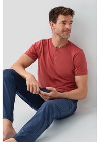 Resim Arnetta Erkek Turuncu Pijama Takımı Ar3685-s-v1 Turuncu 