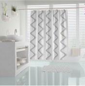 Resim Zethome Tropik Waterway Banyo Duş Perdesi Tek Kanat 1X180X200 