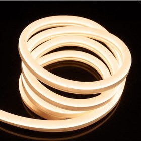 Resim Neon Şerit Led 220 Volt Esnek Silikonlu Aydınlatma + Fiş Dahil 10mt-günışığı 