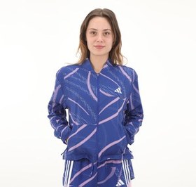 Resim adidas Otr Btn Jkt Kadın Yağmurluk-Rüzgarlık Mavi 