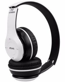 Resim checkmate P47 Bluetooth Kulaklık Wireless Kablosuz Kart Girişli Radyolu Aux 