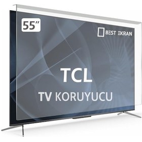 Resim TCL Uyumlu 55C725 TV EKRAN KORUYUCU - TCL Uyumlu 55" inç 139 Ekran Koruyucu Şe 