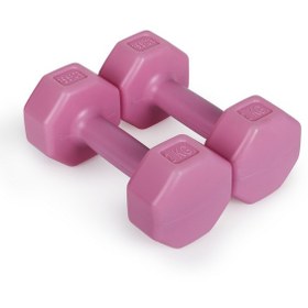 Resim Psspor 3 Set Pembe Renk Dambıl 1kg-2kg-3kg + Stand + 5'li Set 