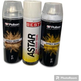 Resim Polisan POLİSAN OTO JANT-POLİSAN PARLAK VERNİK-BEST ASTAR 3'LÜ SET 