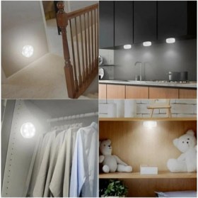 Resim Braventa Collection Hareket Sensörlü USB Şarjlı Lamba LED Işık Sensörlü Lamp Gece Lambası Hareket Sensör LED Sensör Lamb 