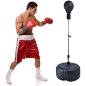 Resim Leyaton Boks Standı Punching Ball Seti +boks Eldiveni 120 Cm Ile 156 Cm Yükseklik Ayarlı 