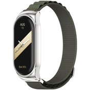 Resim Sones Xiaomi Mi Band 8 Mijobs Cs Kılıf Naylon Hava Alabilir Saat Kordonu 