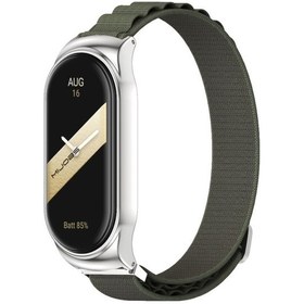 Resim Sones Xiaomi Mi Band 8 Mijobs Cs Kılıf Naylon Hava Alabilir Saat Kordonu 