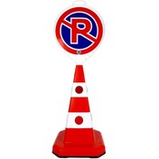 Resim İleri Trafik Park Yasaktır Ultra Kedi Gözlü Ağırlıklı Trafik Koni Seti Trafik Dubası 