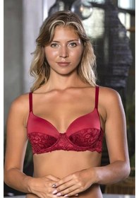 Resim Fevien Dantel Detaylı Sütyen Bordo Brf1130 Bordo 