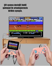 Resim Gld-spt- Tv Bağlantılı Çift Oyunculu Şarjlı Retro Gamepad Seti 