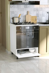 Resim KORKMAZ Ankastre Fırın Ocak Dolabı Fırın Dolabı Ankastre Ocak Dolabı Ankastre Modül 