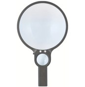 Resim Willowhaven Gri Taşınabilir Led Kitap Ve Proje Lambası 5x 10x Büyüteç 3 Renk Işık Gri 