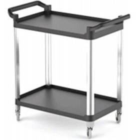 Resim Empero EMP.PSV.02 Plastik Servis Arabası - 2 Katlı - Etrafı Açık 