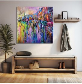 Resim Renk Şelalesi Kanvas Tablo 