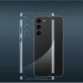 Resim Samsung Galaxy S25 Edge Uyumlu 360 Derece Arka Hidrojel Film Koruma Body Jelatin 