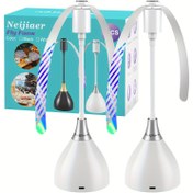 Resim 2/3/4 adet, Masa için Sinek Kovucu Fanlar, Yumuşak Bıçaklarla Etkili Sinek Kovucu Fan, Evde Kontrol İçin USB veya Pille Çalışan Taşınabilir Sinek Fanı, Piknik Barbekü Partisi için Taşınabilir Sinek Kovucu Fanlar, Yazlık Gereçler 