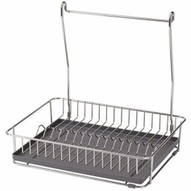 Resim Askılı Bulaşık Sepeti IKEA Bulaşıklık Sepeti -Asılır Sepet MeridyenDukkan Çelik Koyu Gri Bulaşıklık 
