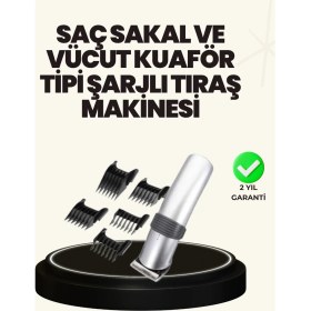 Resim Mestore Şarjlı ve Kablosuz Tıraş Makinesi - Her Yerde Rahat Kullanım 