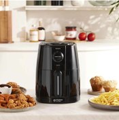 Resim Karaca Smart Cook 60 Dakikaya Kadar Zaman Ayarlı Compact Airfryer Black 2 Kişilik 