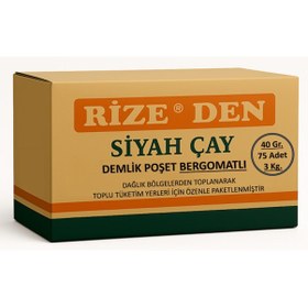 Resim Rize'den Çay Demlik Poşet Bergamot 40.gr 