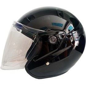 Resim JEKAİ Scooter Yarım Kask L Beden Siyah 