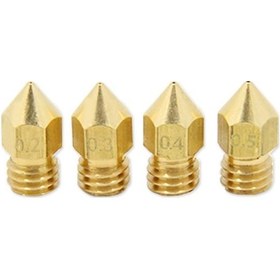 Resim 3D Printer Yazıcı Extruder Mk7 Mk8 Nozzle 1.0 MM 1.75 X1 Ade 