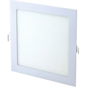 Resim Beyaz Sıva Altı Kare Slim LED Panel 18 Watt, Şık ve Enerji Tasarruflu Aydınlatma. 
