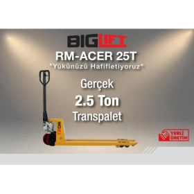 Resim Biglift 2,5 Ton Transpalet 