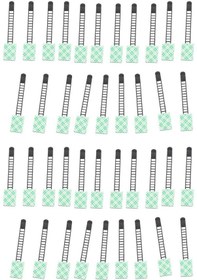 Resim 40x Ayarlanabilir Kablo Tutucu Seti Yönetimi, Yapışkanlı Güvenli Destekli Kablo Sabitleme Tel Tutucusunun Kablo Klipsleri 