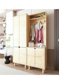 Resim Padova Portmanto Vestiyer Ayakkabılık 6 Kapaklı 4 Askılı 