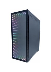 Resim Quadro Qt100 Titan Usb 3.2 Rgb Atx Mid Tower Siyah Kasa 