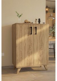 Resim Olympos Çok Amaçlı 2 Kapaklı ,kahve Köşesi,mutfak,banyo, Kiler Dolabı Çam Beyaz 