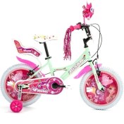 Resim Bisan Rose-24 Kız Çocuk Bisikleti 26CM V 16 Jant Mint Yeşil Pembe 