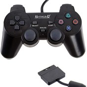 Resim P2H PS2 Uyumlu USB Kablolu Oyun Kolu Controller Kontorland