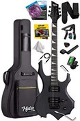 Resim Midex Force Masif Ağaç Üst Seviye Elektro Gitar H-H Profesyonel Full Set Aksesuarlı 