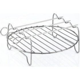 Resim Philips Hd9257 Xl Uyumlu Airfryer Izgara Teli Ve Şiş Aksesuarı 