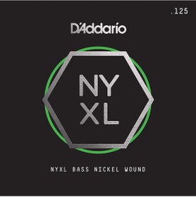 Resim D'addario Nyxlb125 Bas Tek Tel. Nyxl Serisi. Nikel Sarım. .125 